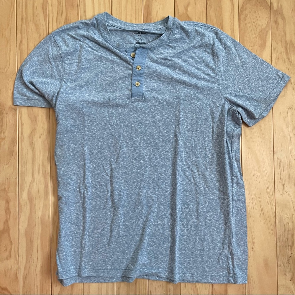Mens Henley T-shirt Goodfellow XXL